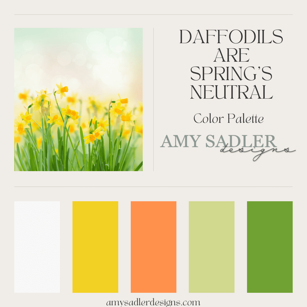chateau chic daffodil color palette