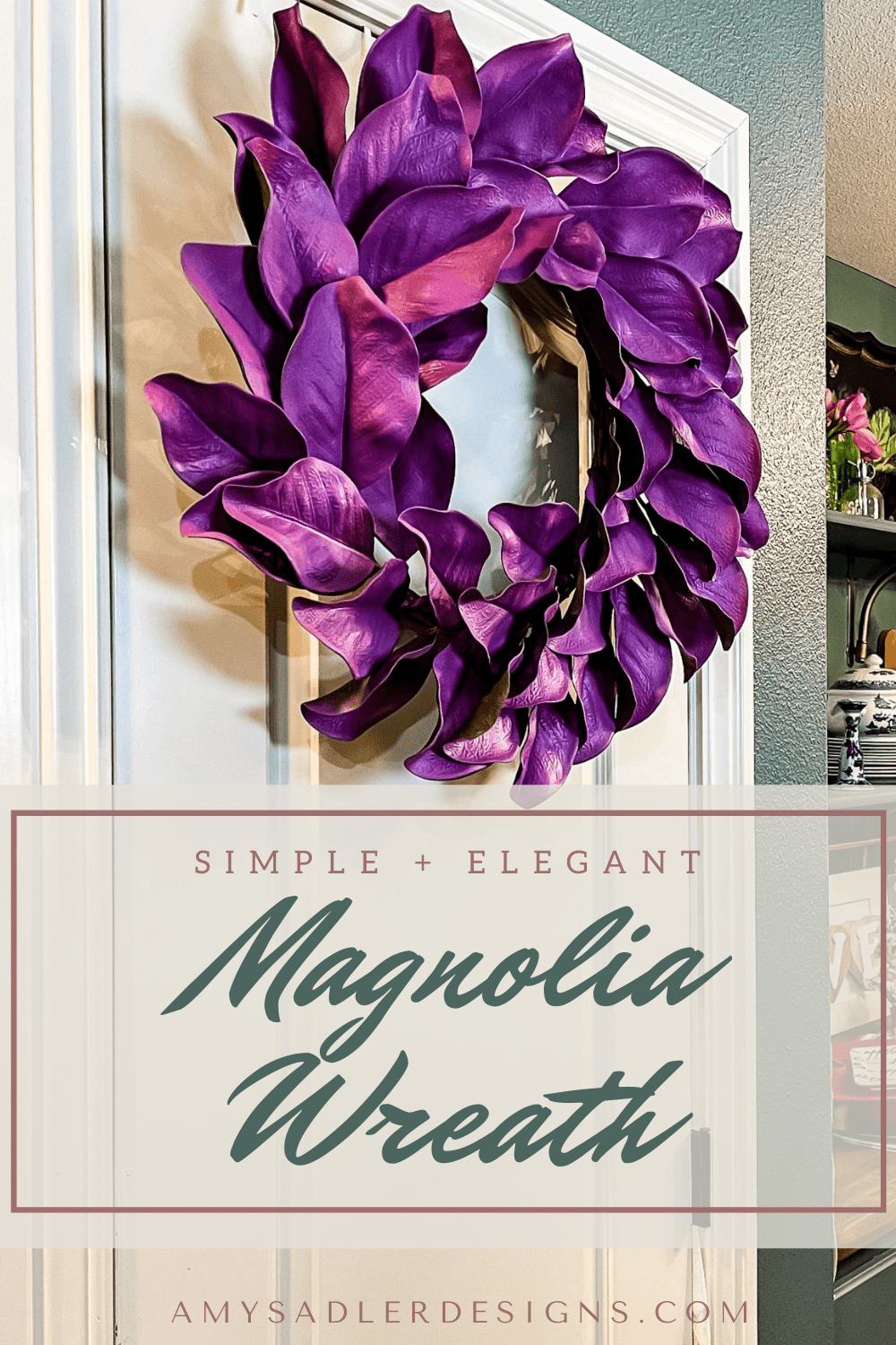 Magnolia Wreath (With a twist)