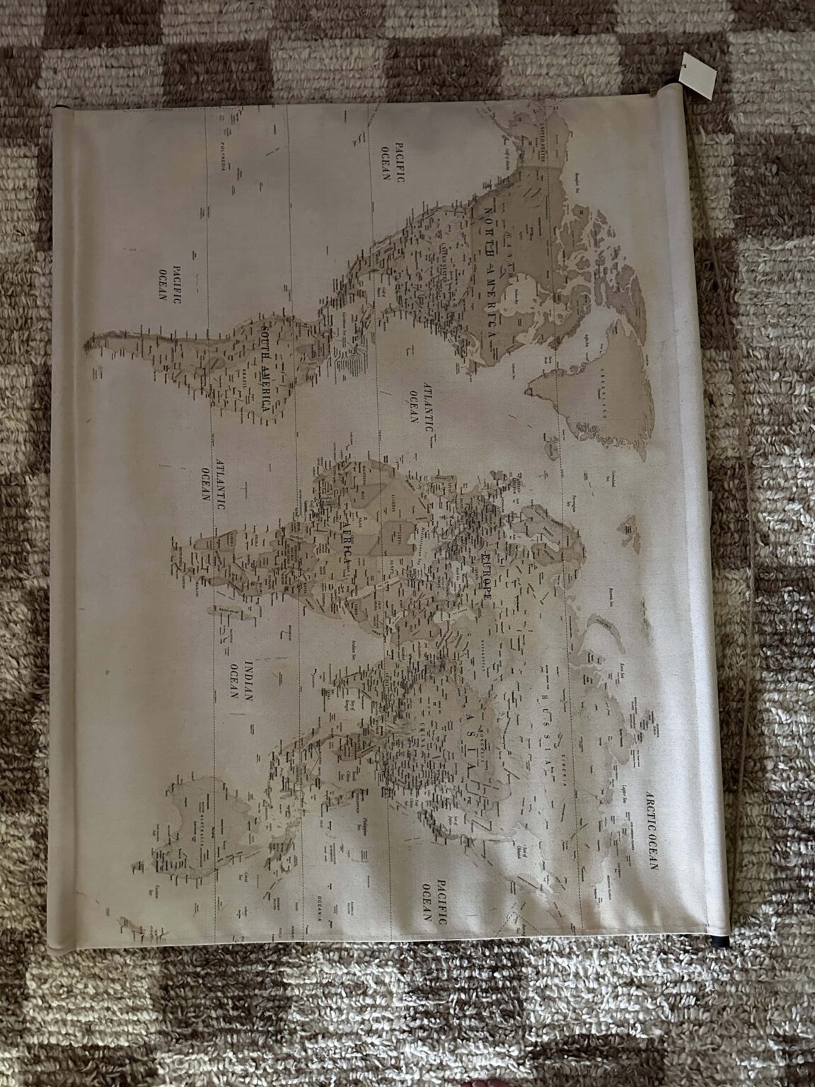 DIY Vintage Map Table – A Thrifted Table’s Stunning Glow-Up - Amy ...