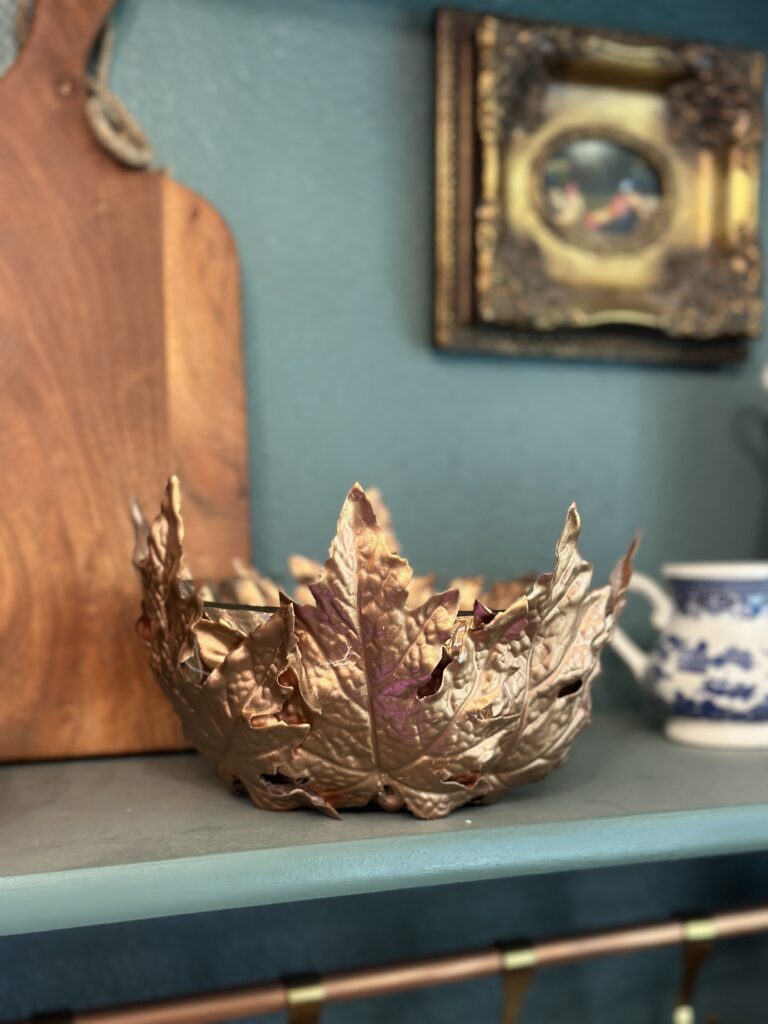 copper leaf bowl