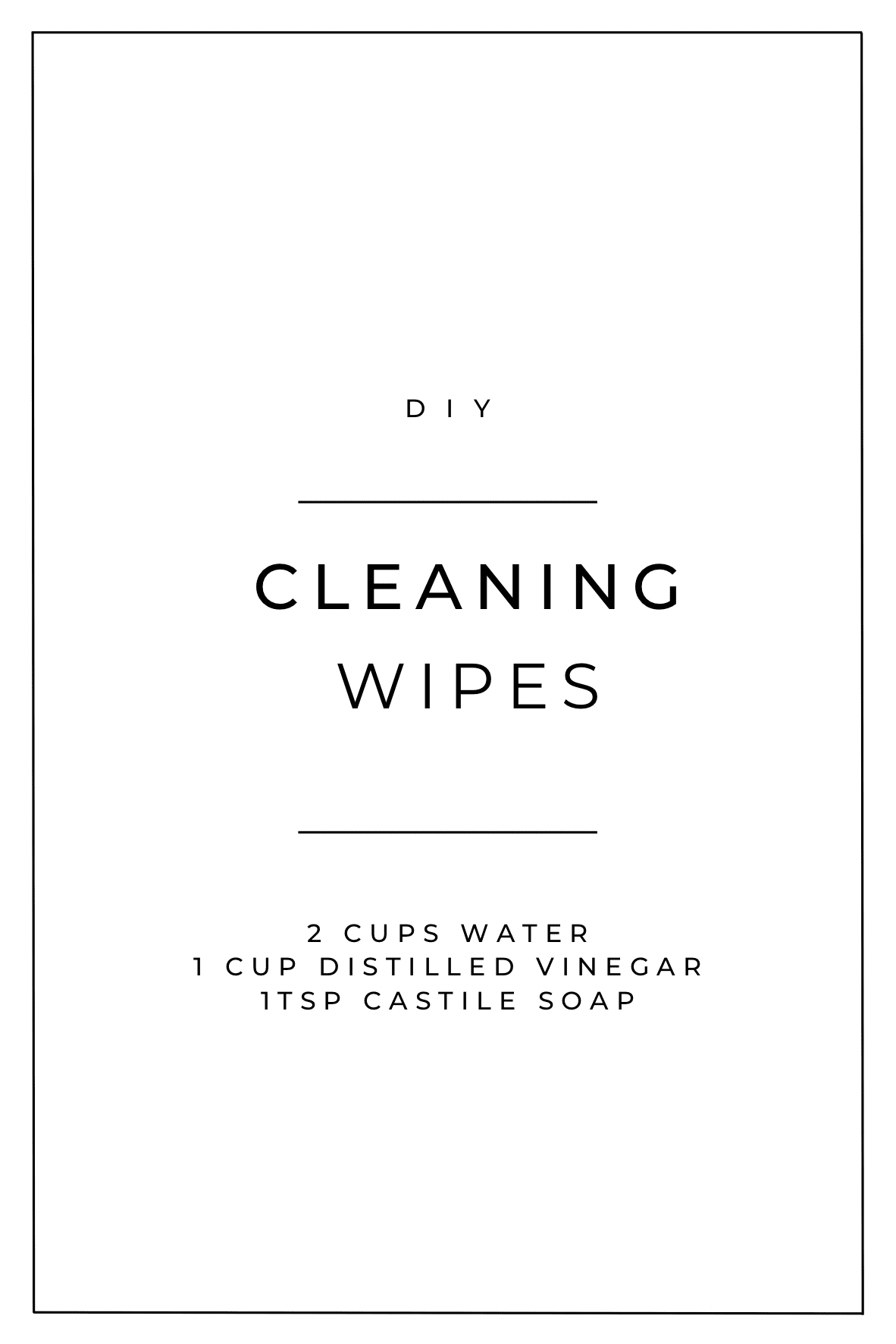 homemade cleaning solution recipes