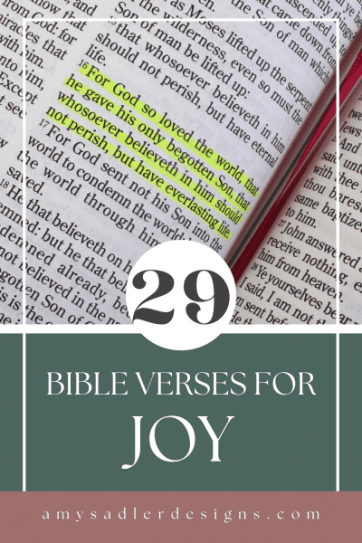29 Bible verses for joy