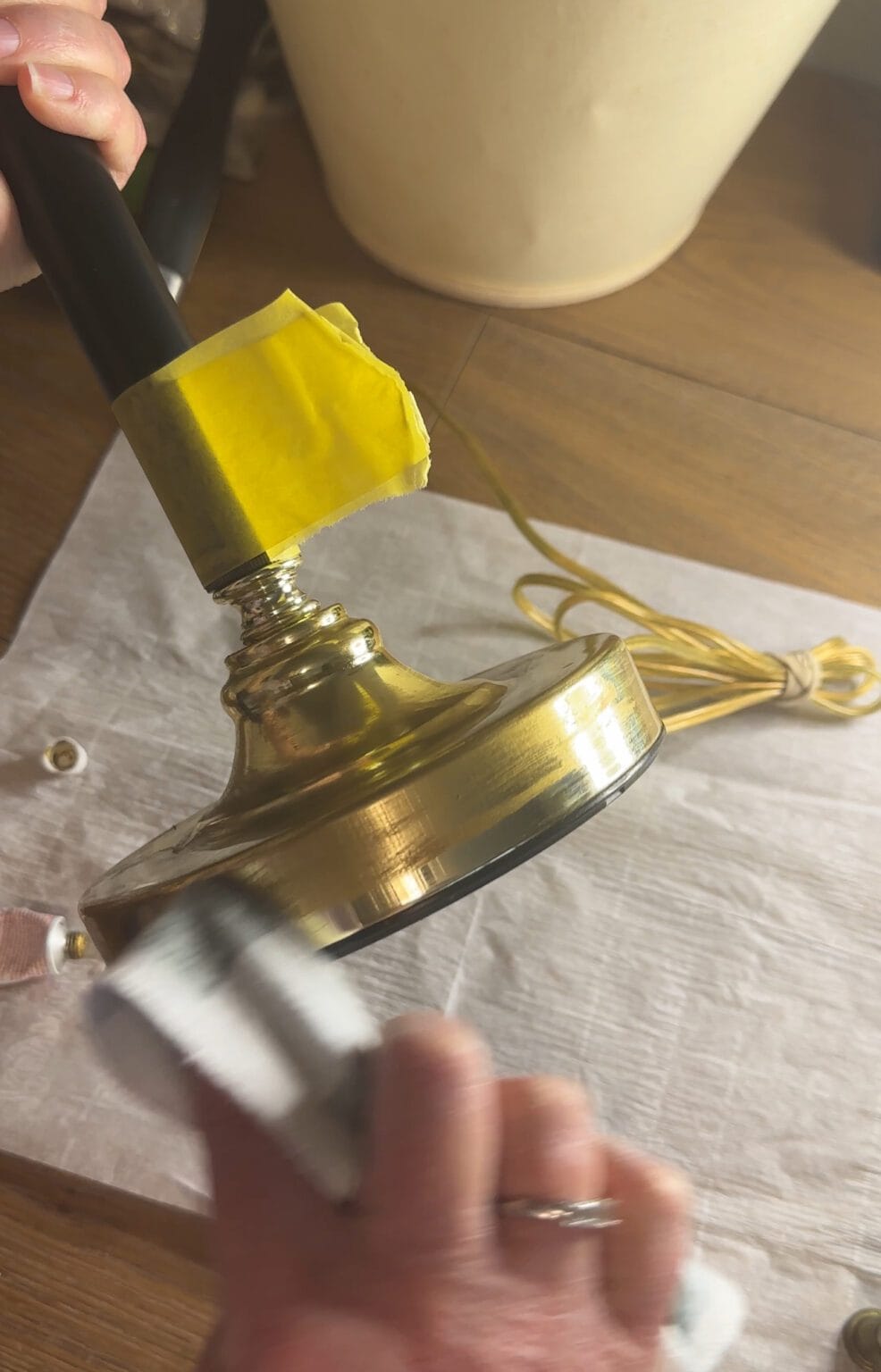 The Secret to Making Your Thrifted Lamp Look Expensive: A Quick Rub 'n ...