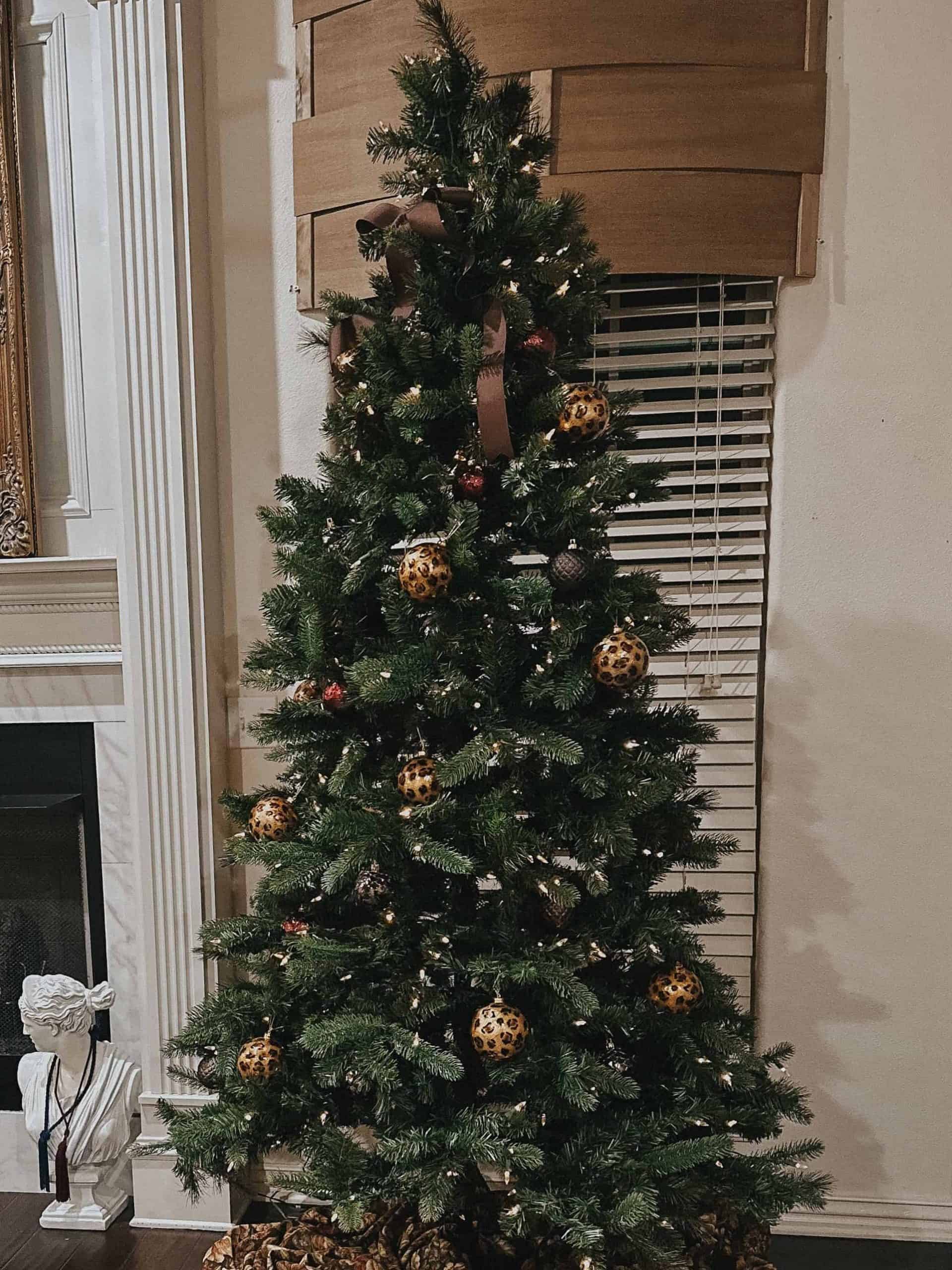 Christmas Tree using brown decor