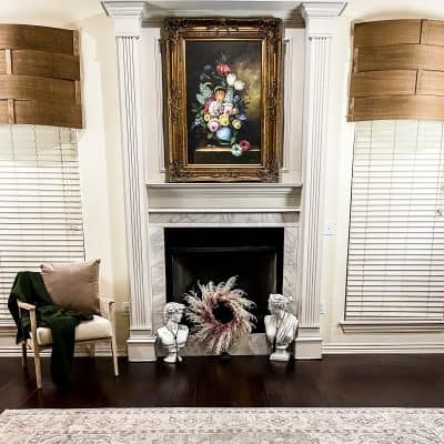 Updating My Fireplace, Valances, and Blinds: A Quick & Easy Makeover