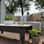 outdoor couch and coffee table furniture