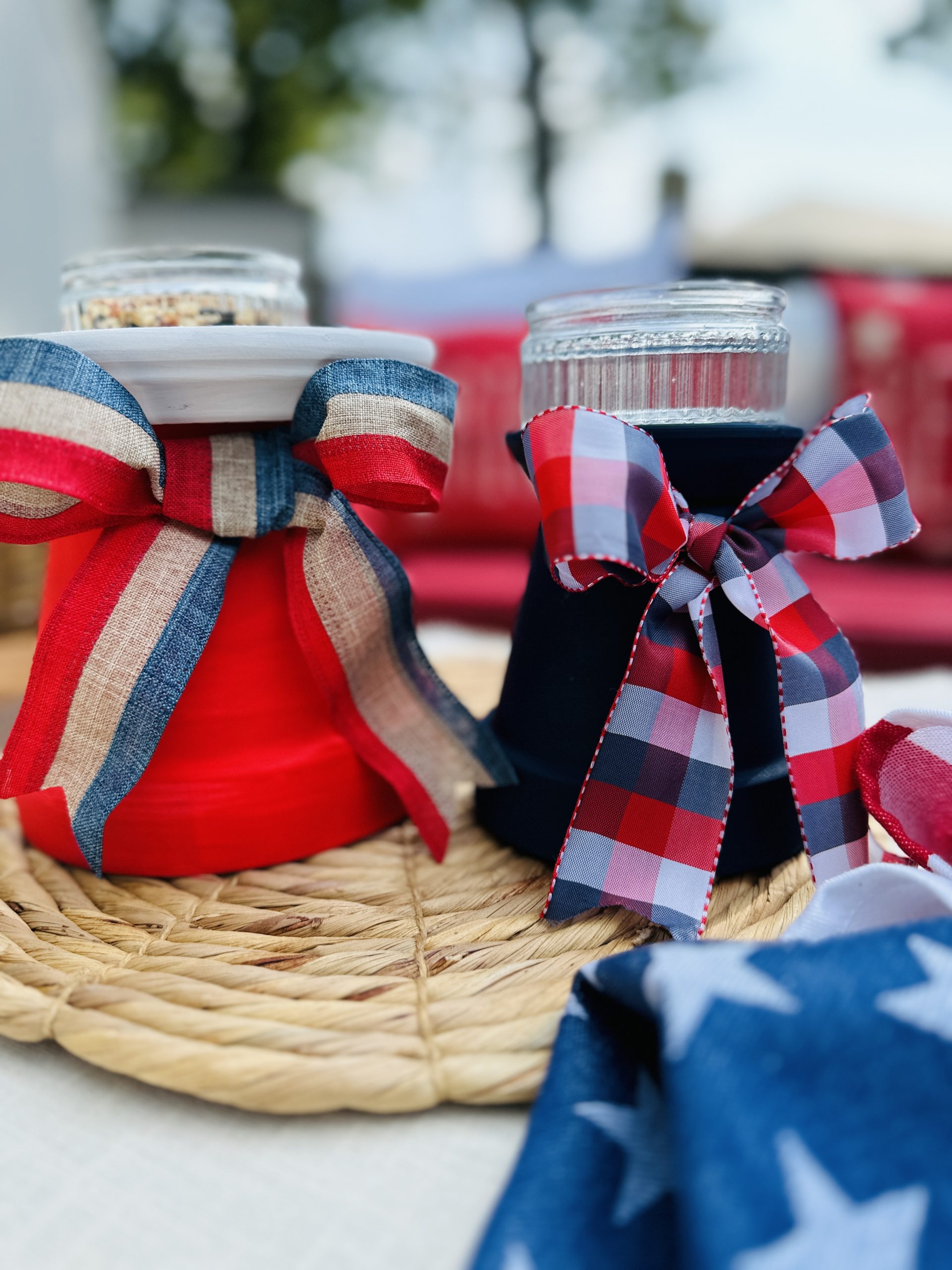 How to Paint Pots for the 4th of July